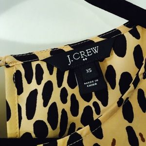 J. Crew Tops - JCrew Cheetah Blouse J. Crew Tops - JCrew Cheetah Blouse